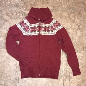 Vintage Moffat Weavers Zip Up Sweater